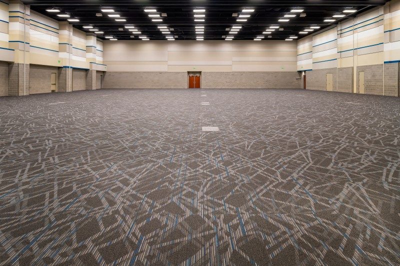 Picture of empty exhibit hall