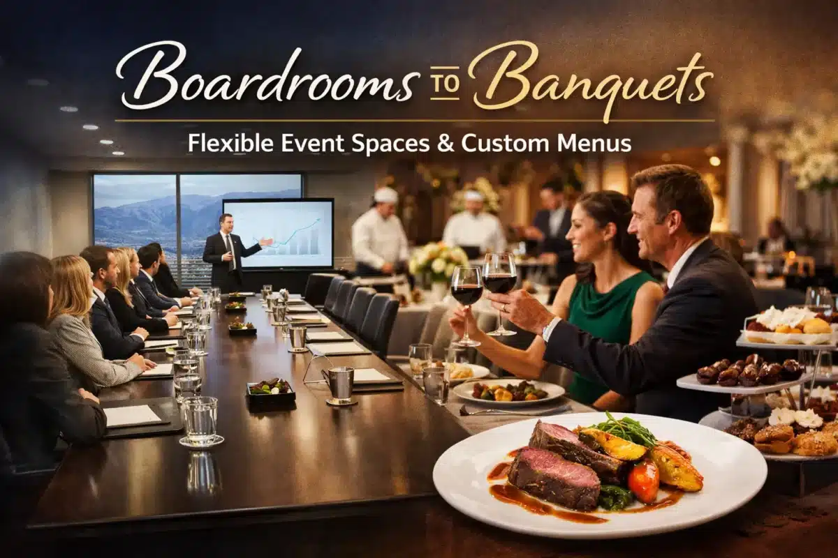 Boardrooms to Banquets: Flexible Event Spaces and Custom Menus